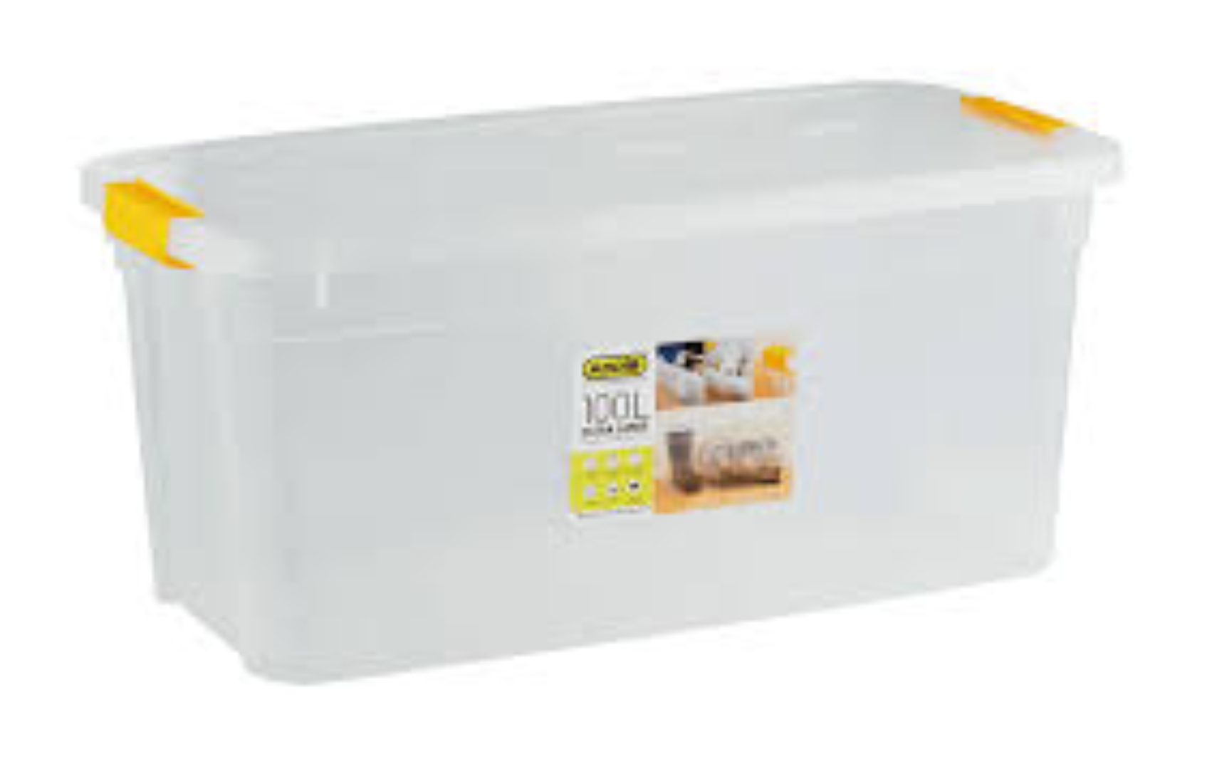ADDIS 100L CLEAR STORAGE BOX XL 9988CL